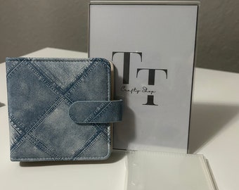 Mini Denim Binder