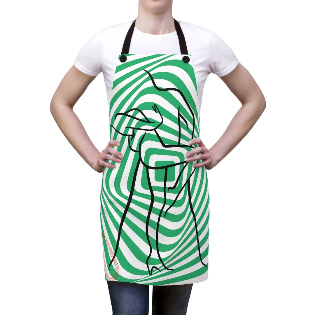Cute Apron AOP Kitchen Apron Etsy