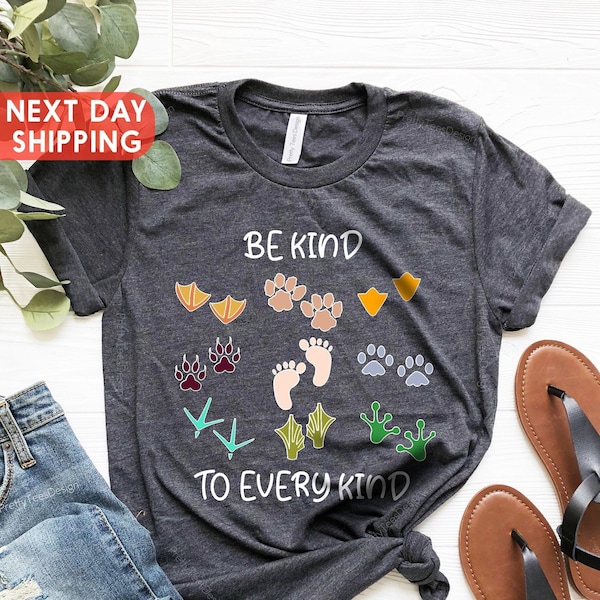 Be Kind To Every Kind Shirt, Kindness Shirt, Environmentalist Shirt, Animal Rights Shirt, Vegan Gifts Shirt, Slogan Tee