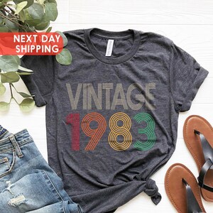 1983 Vintage Shirt, 1983 Birthday Shirt, 42nd Birthday Gift, 42nd Birthday Gift Shirt, 1983 Vintage Tee, 1983 Retro Shirt