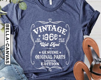 60th Birthday Shirt, 1966 Limited Edition Shirt, Vintage 1966 Shirt, 60th Birthday Party Gift Women, 60 Bday Tee For Men, 1966 Well Aged Tee
