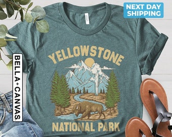 Yellowstone shirt, Yellowstone National Park Shirt, Yellowstone Vintage Inspired Shirt, Yellowstone Gifts, Western Shirt, Vacation Shirt