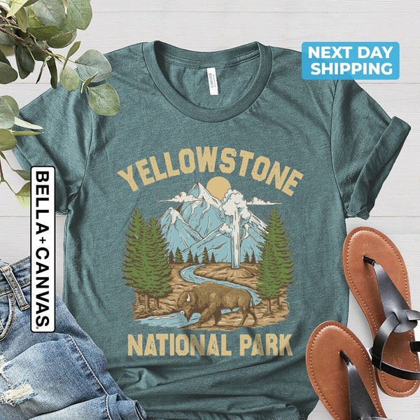 Yellowstone shirt, Yellowstone National Park Shirt, Yellowstone Vintage Inspired Shirt, Yellowstone Gifts, Western Shirt, Vacation Shirt