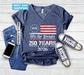 250th America Anniversary Shirt, US 250 Years Sweatshirt, Patriotic Tee with USA Flag, We The People Shirt, Retro Independence Day Hoodie
