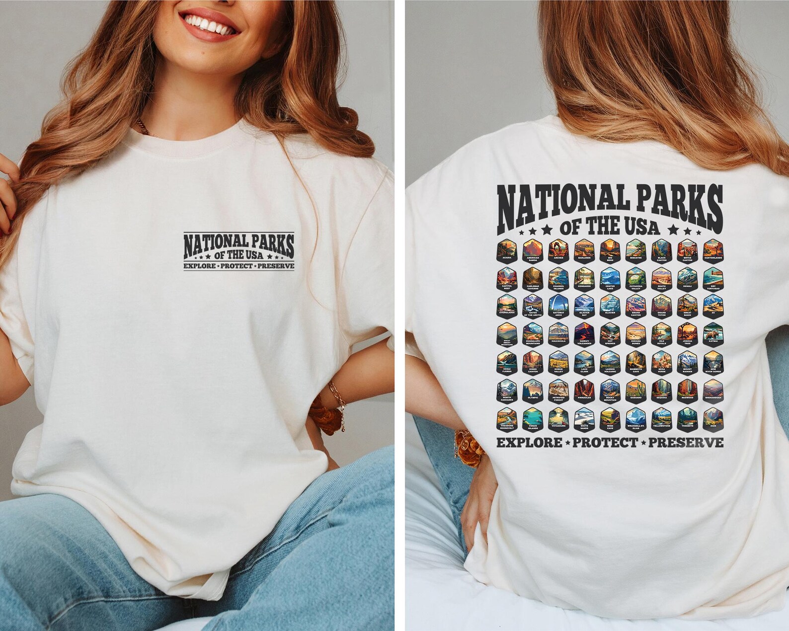 National Parks Shirt US National Park Gifts National Parks Camping Gift ...