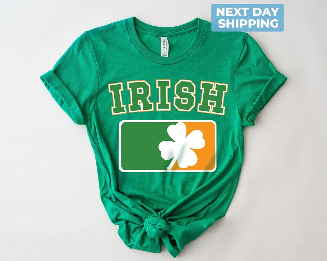 Irish Shirt, Retro Irish Flag Shamrock Shirt, St Pattys Day Shirt, St ...