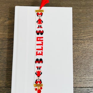 Minnie/Mickey Mouse Bead bookmark