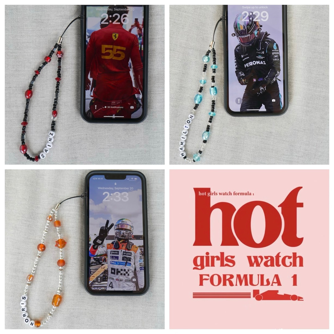 Formula One Phone Keychain - Etsy