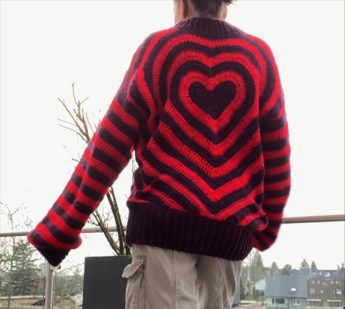 Purple Heart Sweater UK