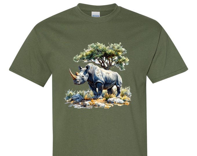 African Safari Animals Graphic T-shirt S-5X