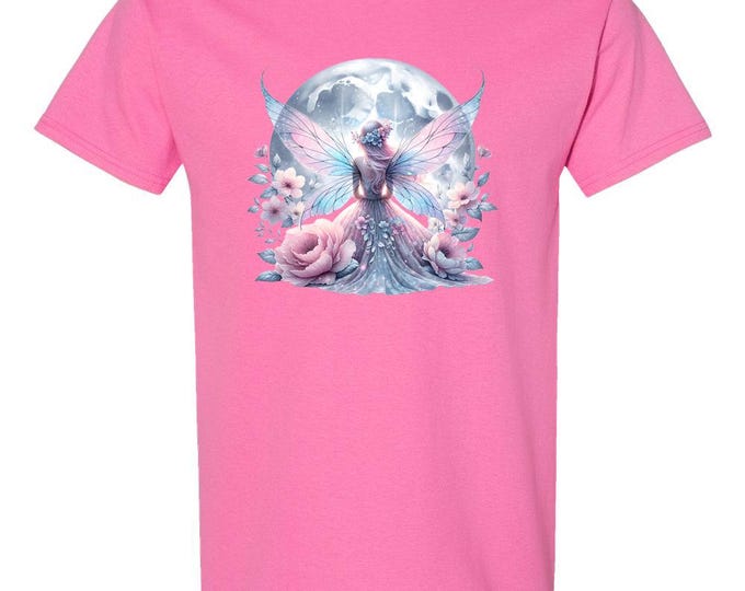Romantasy Moon Fairy Graphic T-shirt S-5X