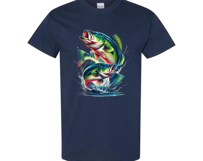Bass Fishing Collection Graphic T-shirt S-5X