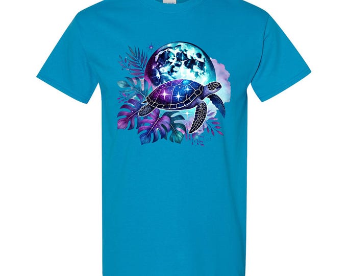 Galaxy Sea Turtles Part 2 Graphic T-shirt S-5X
