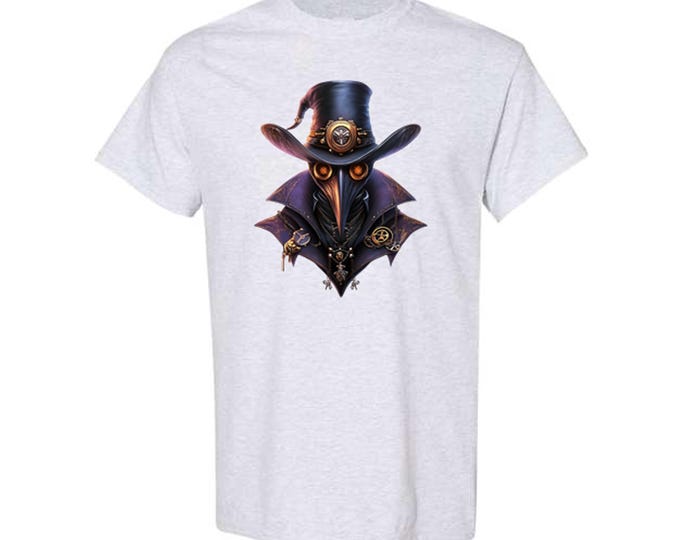 Steampunk Plague Doctors Graphic T-shirt S-5X