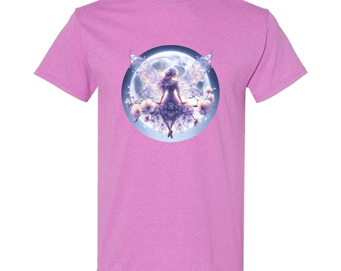 Purple Moon Fairies Graphic T-shirt S-5X