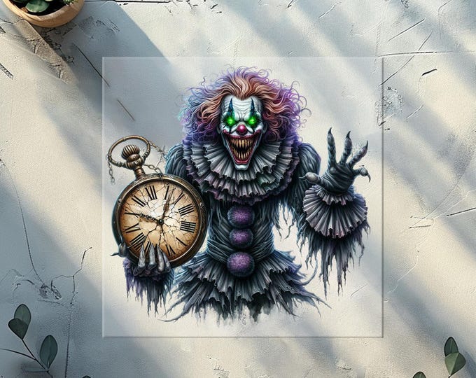 Spooky Clowns DTF Transfer