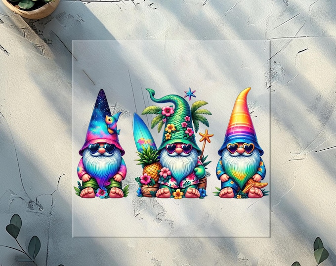 Summer Gnomes DTF Transfer