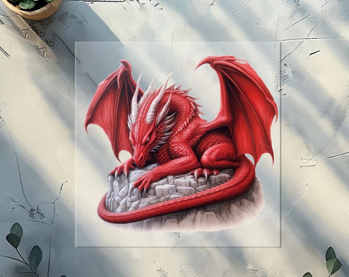 Fantasy Dragons DTF Transfer