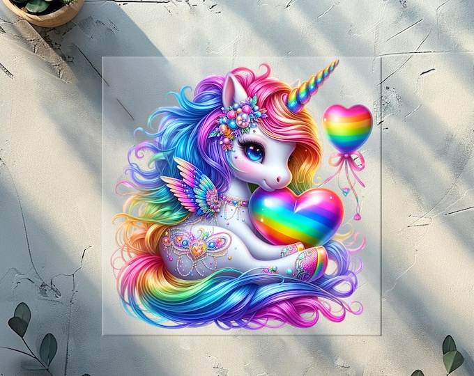 Unicorns DTF Transfer