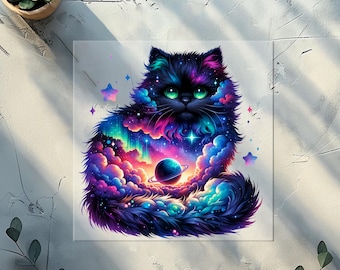 Celestial Cats DTF Transfer