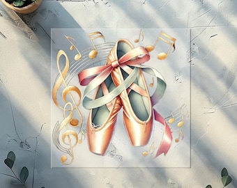 Ballet Shoes DTF Transfer