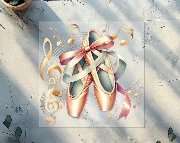 Ballet Shoes DTF Transfer