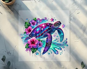 Galaxy Turtles DTF Transfer