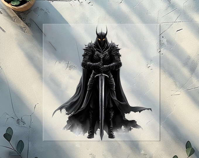 Evil Gothic Knights DTF Transfer