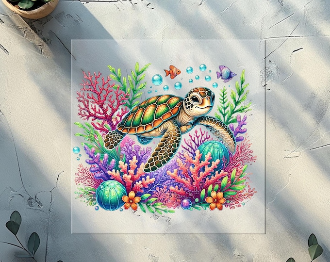 Baby Sea Turtles P1 DTF Transfer