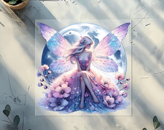 Romantasy Moon Fairy DTF Transfer