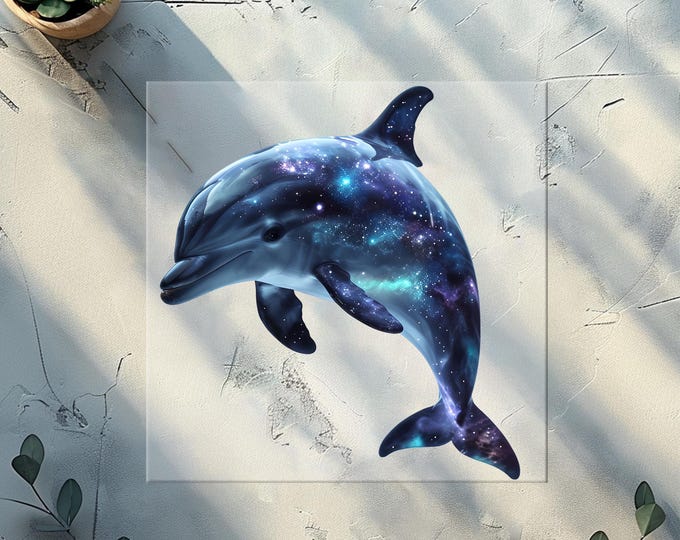 Galaxy Animals DTF Transfer