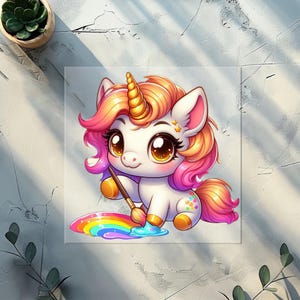 Cute Little Unicorns DTF Transfer