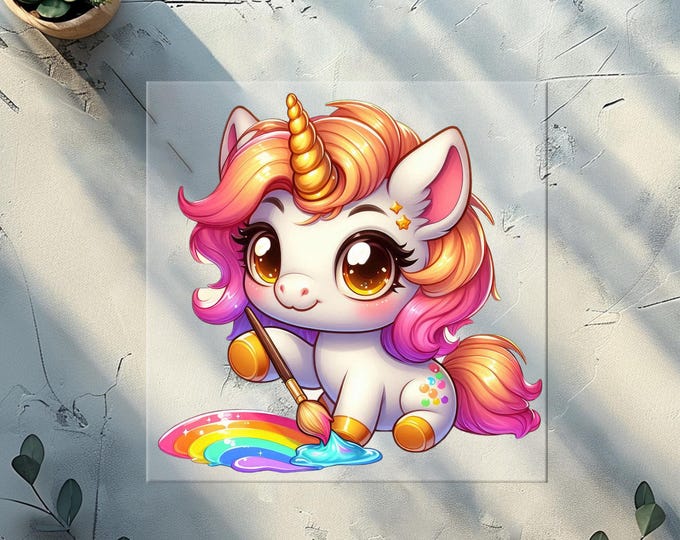 Cute Little Unicorns DTF Transfer