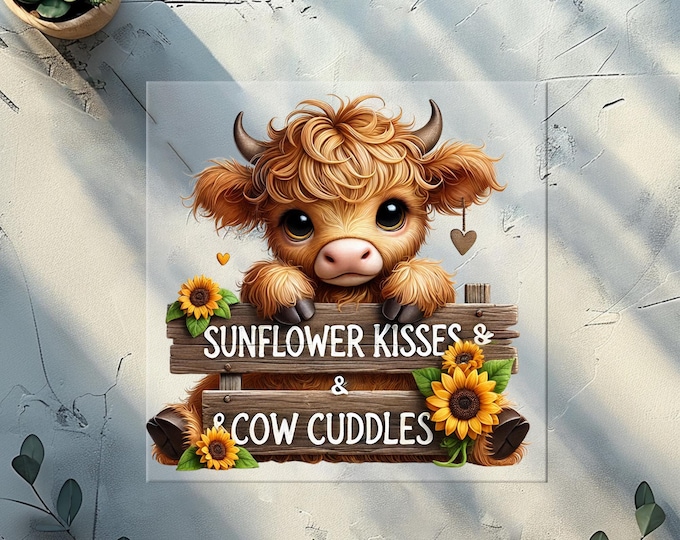 Baby Highland Cows DTF Transfer