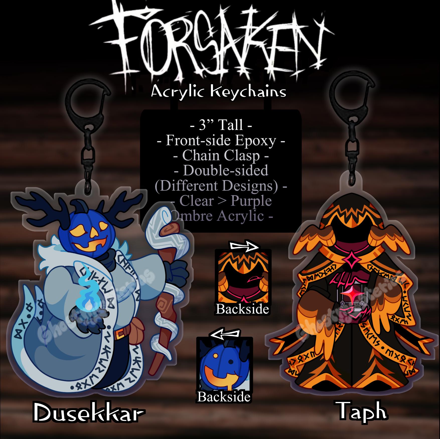 FORSAKEN シリーズ 2 - キーチェーン: Shedletsky、Builderman