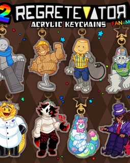 SERIES 2 REGRETEVATOR - Keychains: Wallter, Mark, Lampert, Spud