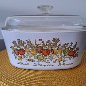 CorningWare - Vintage - Spice of Life Auflaufform