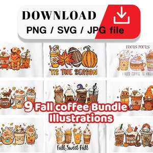 Fall images, Sublimation, SVG File, PNG File, JPG File, Digital File, Downloadable, Halloween