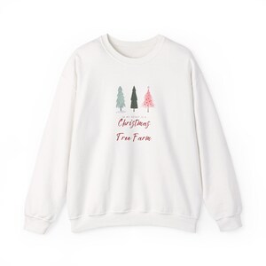 In My Heart is a Christmas Tree Farm Cotton Crewneck Sweatshirt