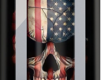 American Skull Tumbler or Water Bottle