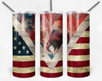 American V Tumbler or Water Bottle