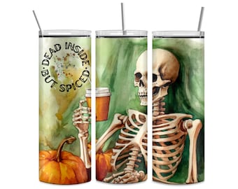 Dead Inside but Spiced Tumbler or Water Bottle
