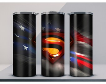 Superhero Tumbler or Water Bottle