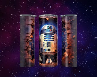 R2D2 Tumbler or Water Bottle
