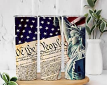 We the People Tumbler or Water Bottle