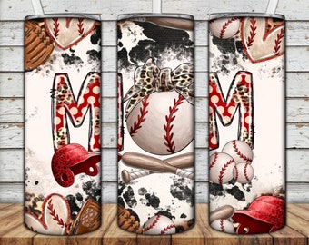 Baseball Mom Tumbler or Water Bottle