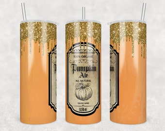 Pumpkin Ale Tumbler or Water Bottle