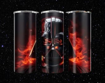 Darth Vader Tumbler or Water Bottle