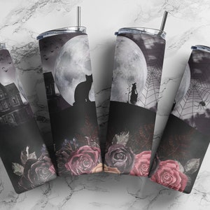 Halloween Landschafts-Becher oder Wasserflasche
