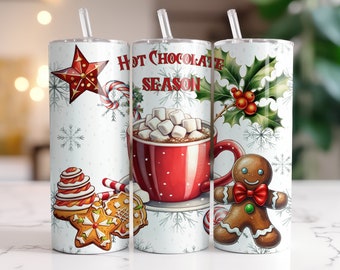 Hot Chocolate Tumbler or Water Bottle